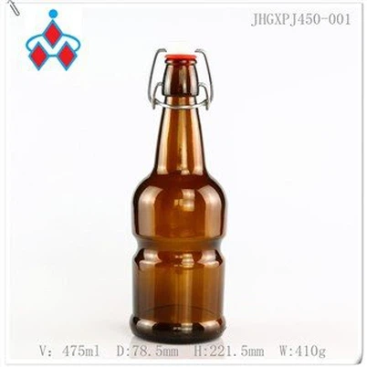 Стъклени бутилки за бира Swing Top Glass Amber